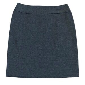 Halogen Gray Black Herringbone Pencil Skirt Office Career Size 8 Preppy